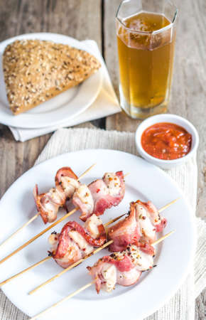 bacon skewers