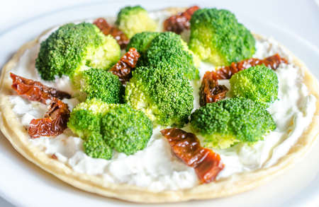 broccoli tartの写真素材