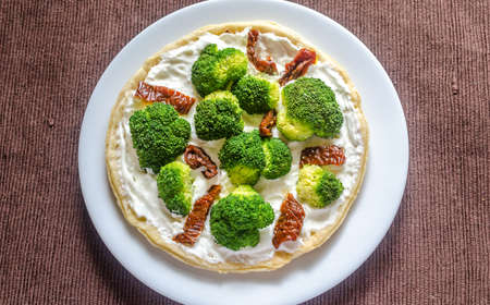 broccoli tartの写真素材