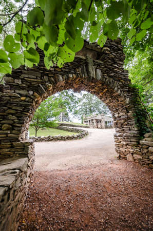 arch at the parkの写真素材