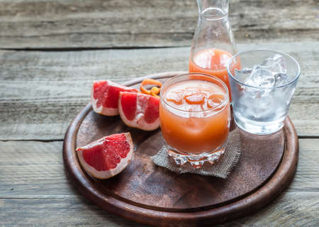 grapefruit juiceの写真素材