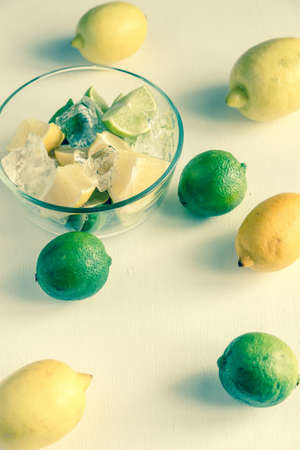 Lemons & limesの写真素材