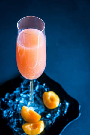 Bellini cocktailの写真素材