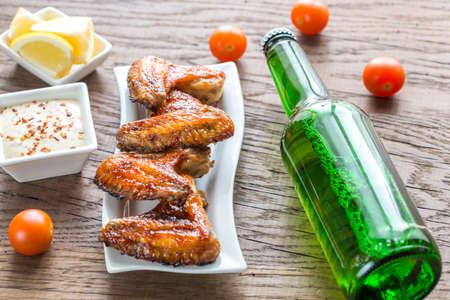 Chicken wingsの写真素材