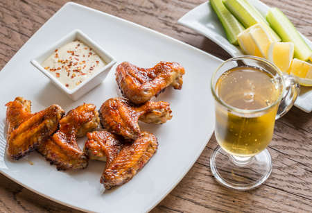 Chicken wingsの写真素材