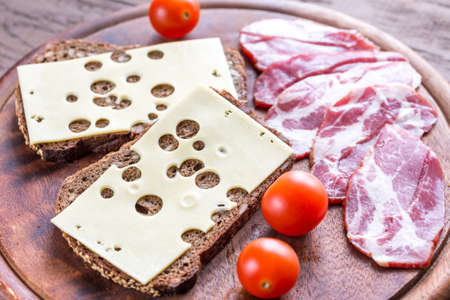 sandwich ingredientsの写真素材