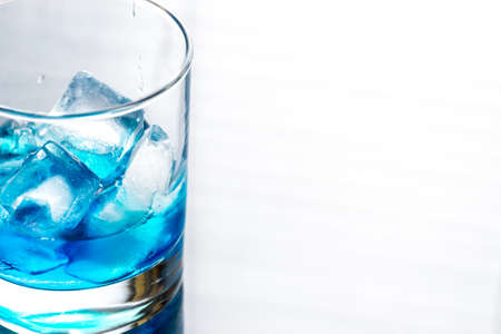 Blue curacao cocktailの写真素材