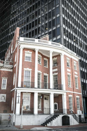 NEW YORK CITY - JULY 10: The Shrine of Saint Elizabeth Ann Seton next to the James Watson House on July 10, 2015. It's a New York City landmark located in lower Manhattan.のeditorial素材