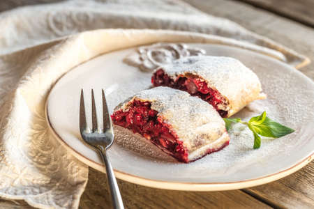 Cherry strudelの写真素材
