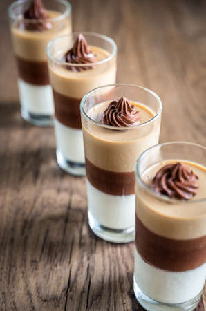 Layered dessertの写真素材