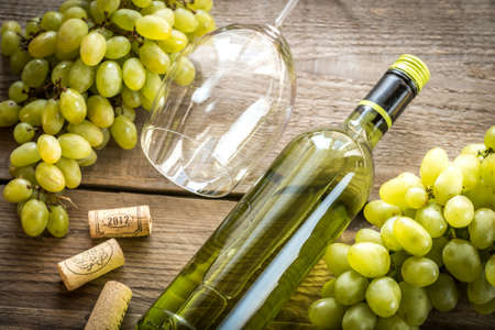 White wineの写真素材
