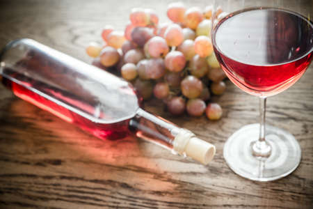 Rose wineの写真素材
