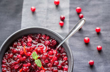 Cranberry sauceの写真素材