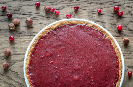 Cranberry tartの写真素材