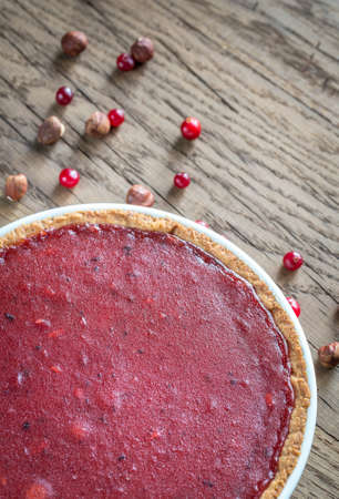 Cranberry tartの写真素材