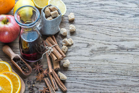 Mulled wine ingredientsの写真素材