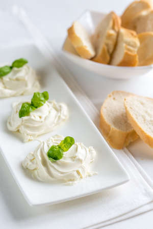 cream cheese sandwichesの写真素材