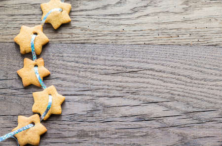 Christmas ginger cookiesの写真素材