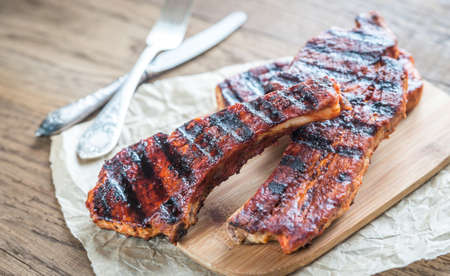 Grilled ribsの写真素材