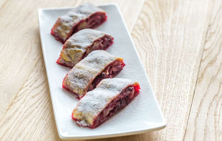 Cherry strudelの写真素材