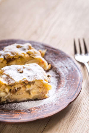 Apple strudelの写真素材