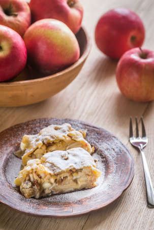 Apple strudelの写真素材