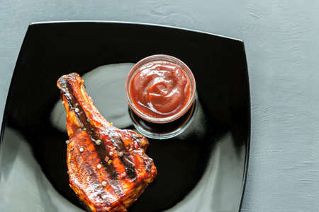 Grilled ribsの写真素材