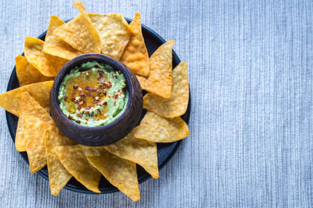 Guacamole hummusの写真素材