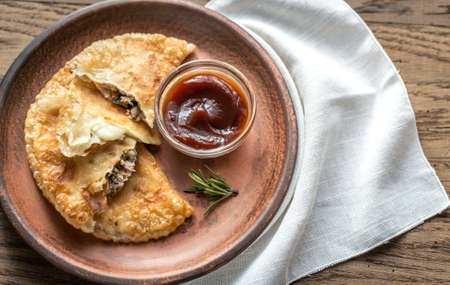 Meat pattiesの写真素材