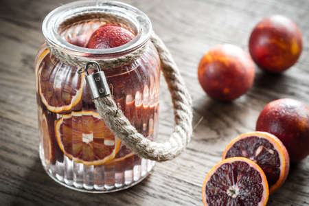 Bloody mandarin waterの写真素材