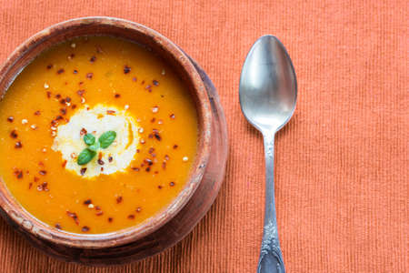 Pumpkin soupの写真素材