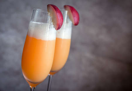 Bellini cocktailsの写真素材