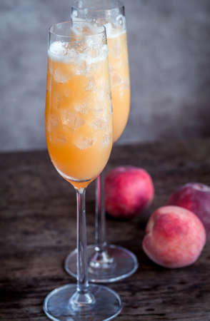 Bellini cocktailsの写真素材