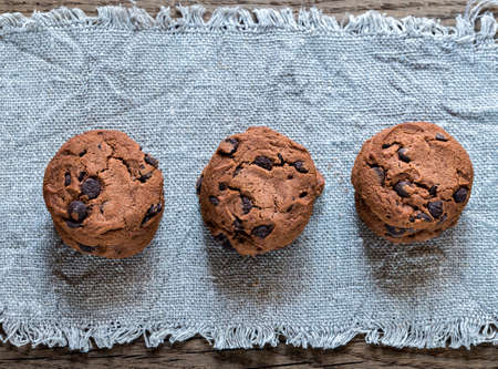 Cookies with chocolate chips