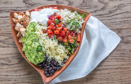 Burrito bowlの写真素材