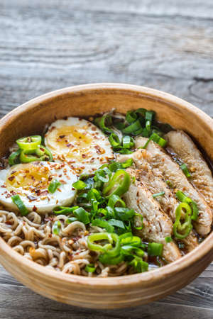 Ramen soupの写真素材