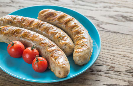 Grilled sausagesの写真素材