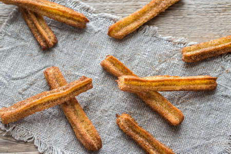 Churros - famous Spanish dessertの写真素材