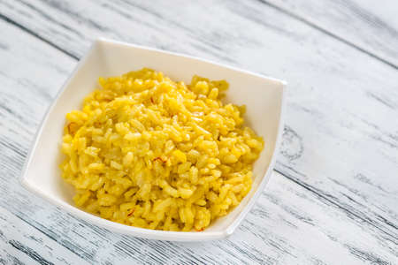 Risotto alla Milaneseの写真素材