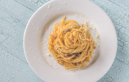 Portion of Carbonaraの写真素材