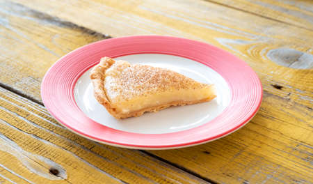 Slice of Indiana Sugar Cream Pieの写真素材
