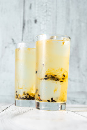 Two glasses of Waltzing Matilda Cocktailの写真素材