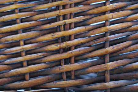 Smooth surface of wicker vine, backgroundの写真素材