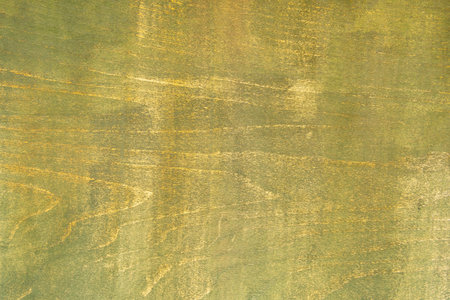 Plywood lightly painted with green paint, wood texture, backgroundの写真素材