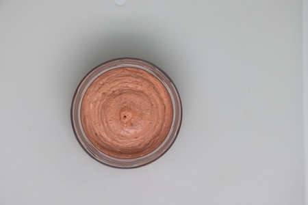 Pollock roe with the addition of pieces of smoked salmon, delicacy roe.の写真素材