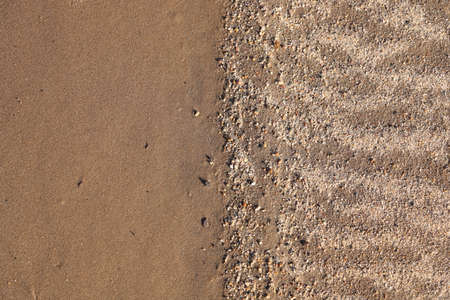 Frozen river sand. Texture of river sand. sand background