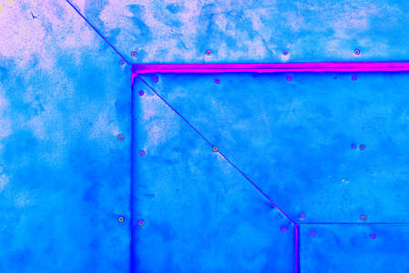 metal door rusty texture background, metal sheet, metal door upholstery, changed color schemeの写真素材