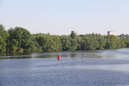 View of the Moscow River from Kolomenskoye Park, July 2022の写真素材