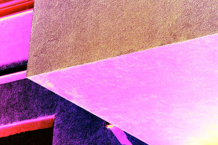 Minimalist architectural background with copy space. Conceptual photo of an overhanging concrete...