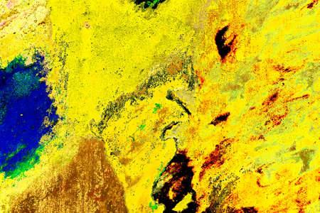 Colorful shades paint stroke background splash texture design for print. Changed color scheme. colorful backgroundの写真素材